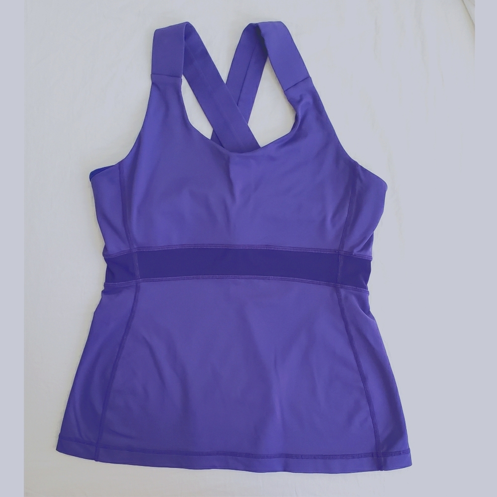 Lululemon Athletica purple gym yoga top 6